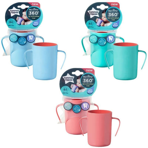Tommee Tippee 360 Handled Cup, Various Colours, 200ml