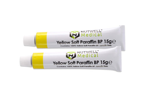 Expired - Nutwell Medical Yellow Soft Paraffin BP (Petroleum Jelly), 15g, Pack of 288 (bulk)
