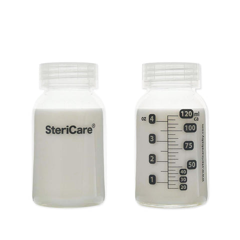 SteriCare Glass Baby Bottle, 120ml, Pack of 10