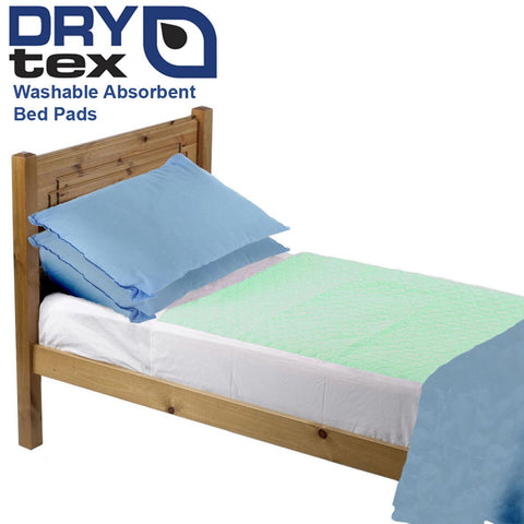 Drytex Bed Pad, 2L Absorbency, 91cm x 75cm, Mint Green