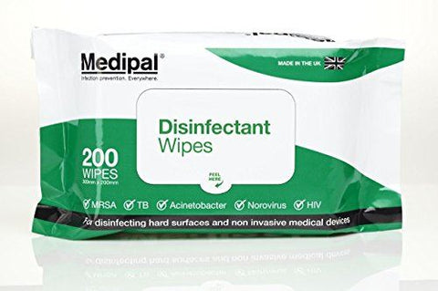 Medipal Disinfectant Wipes, Pack of 200