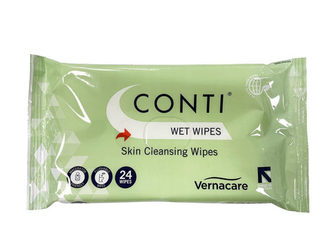Vernacare Conti Skin Cleansing Wipes, Pack of 24