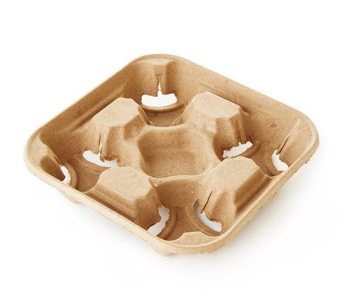 Metro 4-Cup Carry Tray/Carrier, Pack of 30