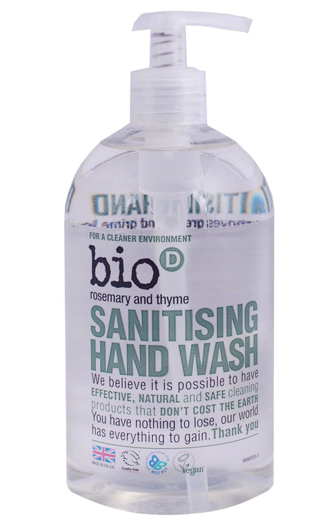 Bio-D Rosemary and Thyme Sanitising Hand Wash, 500ml